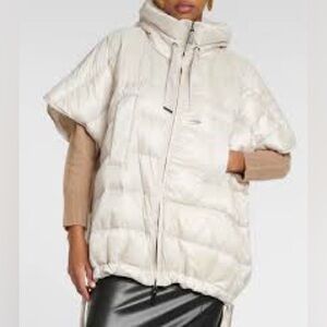 MaxMara The Cube Seiman Quilted Jacket Cream Size Size Small